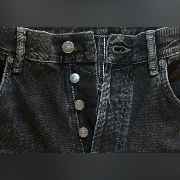 Acne Studios | NWOT | Wide Straight Jeans | Vintage Black | 31x34 - Picture 4 of 7